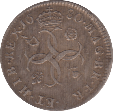 1680 MAUNDY FOURPENCE ( FINE ) 2