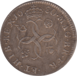 1680 MAUNDY FOURPENCE ( FINE ) 2