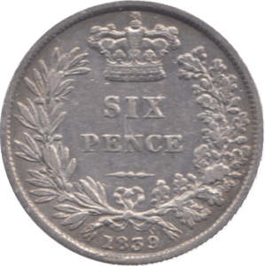 1839 SIXPENCE ( FINE ) 6 - Sixpence - Cambridgeshire Coins