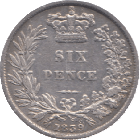 1839 SIXPENCE ( FINE ) 6 - Sixpence - Cambridgeshire Coins