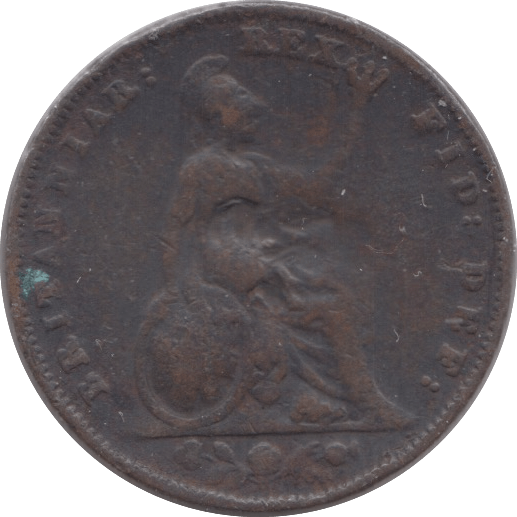 1837 FARTHING ( FAIR ) 2 - Farthing - Cambridgeshire Coins