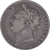 1821 HALFCROWN ( GF )