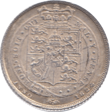 1824 SIXPENCE ( AUNC ) 6