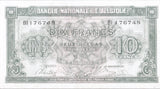 10 FRANCS BANQUE NATIONALE DE BELGIQUE BELGIAN BANKNOTE REF 4