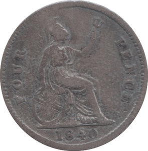 1840 FOURPENCE ( FAIR ) 4 - Fourpence - Cambridgeshire Coins