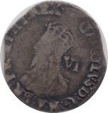 1635 - 1649 SILVER SIXPENCE CHARLES 1ST REF 14