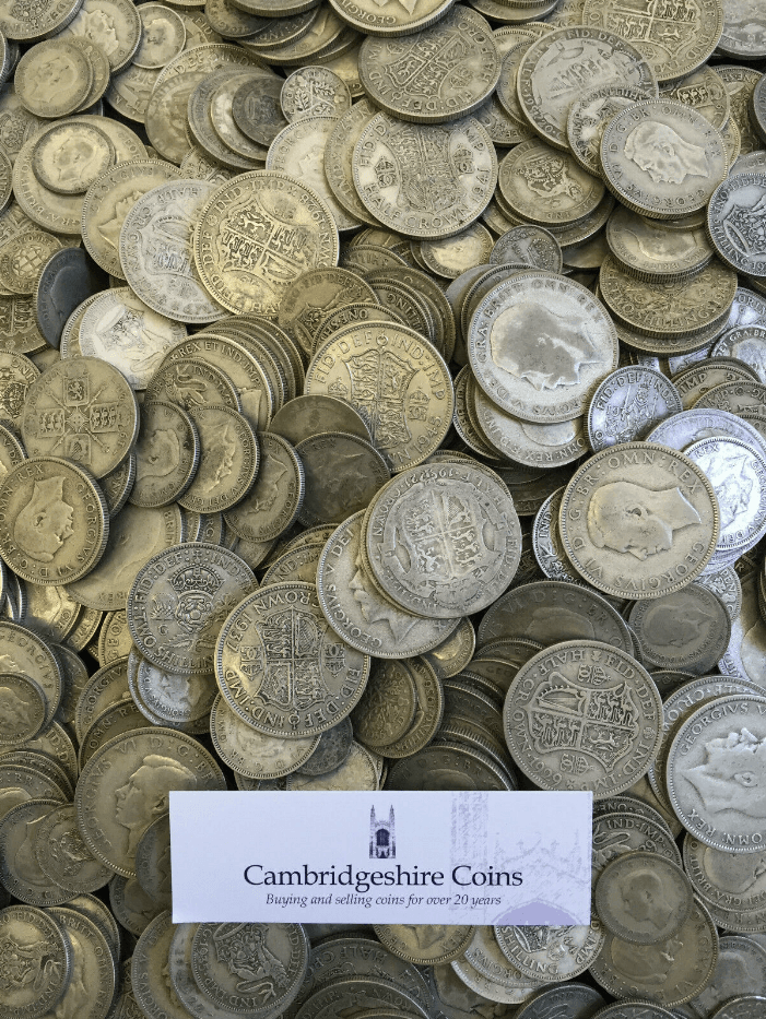 1 KILO OF PRE 1947 BRITISH COINS .500 SILVER BULLION INVESTMENT