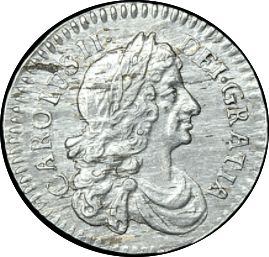 1676 MAUNDY TWOPENCE ( EF )