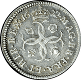 1672 MAUNDY FOURPENCE ( VF )