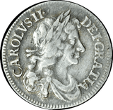 1672 MAUNDY FOURPENCE ( VF )