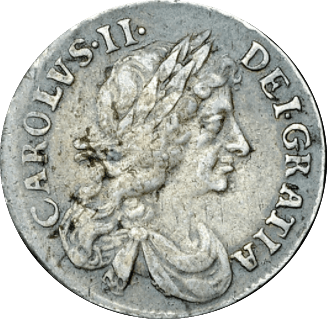 1680 MAUNDY FOURPENCE ( VF )