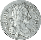 1681 MAUNDY FOURPENCE ( GF )