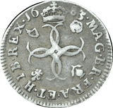 1683 MAUNDY FOURPENCE ( GF )