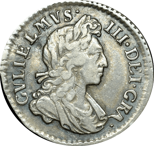 1700 MAUNDY THREEPENCE ( VF )