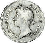 1685 MAUNDY THREEPENCE ( VF ) JAMES II