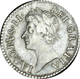 1687 MAUNDY TWOPENCE ( VF ) JAMES II