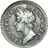 1686 MAUNDY THREEPENCE ( GF ) JAMES II
