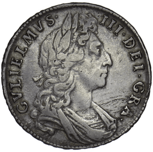 1698 HALFCROWN ( VF ) WILLIAM III