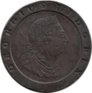 1797 TWOPENCE ( VF ) 1 GEORGE III