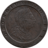 1797 TWOPENCE ( VF ) 1 GEORGE III