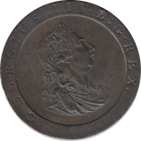 1797 PENNY ( AUNC ) GEORGE III