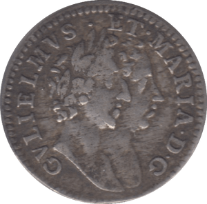 1689 MAUNDY FOURPENCE ( VF )
