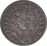 1689 MAUNDY FOURPENCE ( VF )