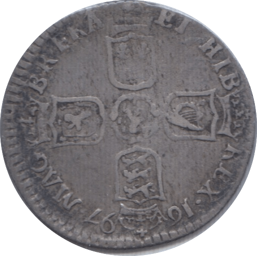 1697 SIXPENCE ( GF ) 2