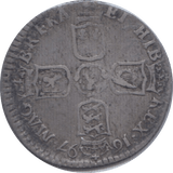 1697 SIXPENCE ( GF ) 2