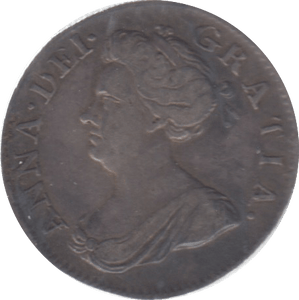 1708 MAUNDY FOURPENCE ( VF )