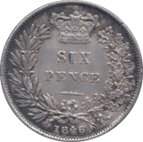 1846 SIXPENCE ( EF ) 1 - Sixpence - Cambridgeshire Coins
