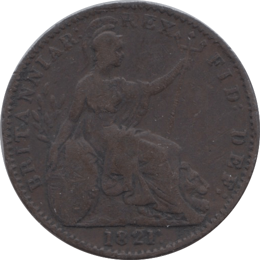 1821 FARTHING ( GF ) 3