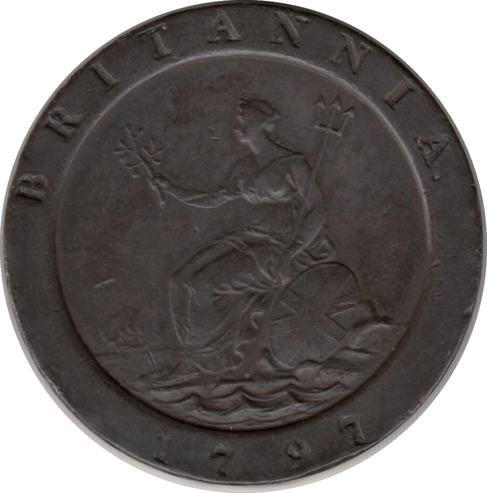 1797 TWOPENCE ( VF ) 1 GEORGE III
