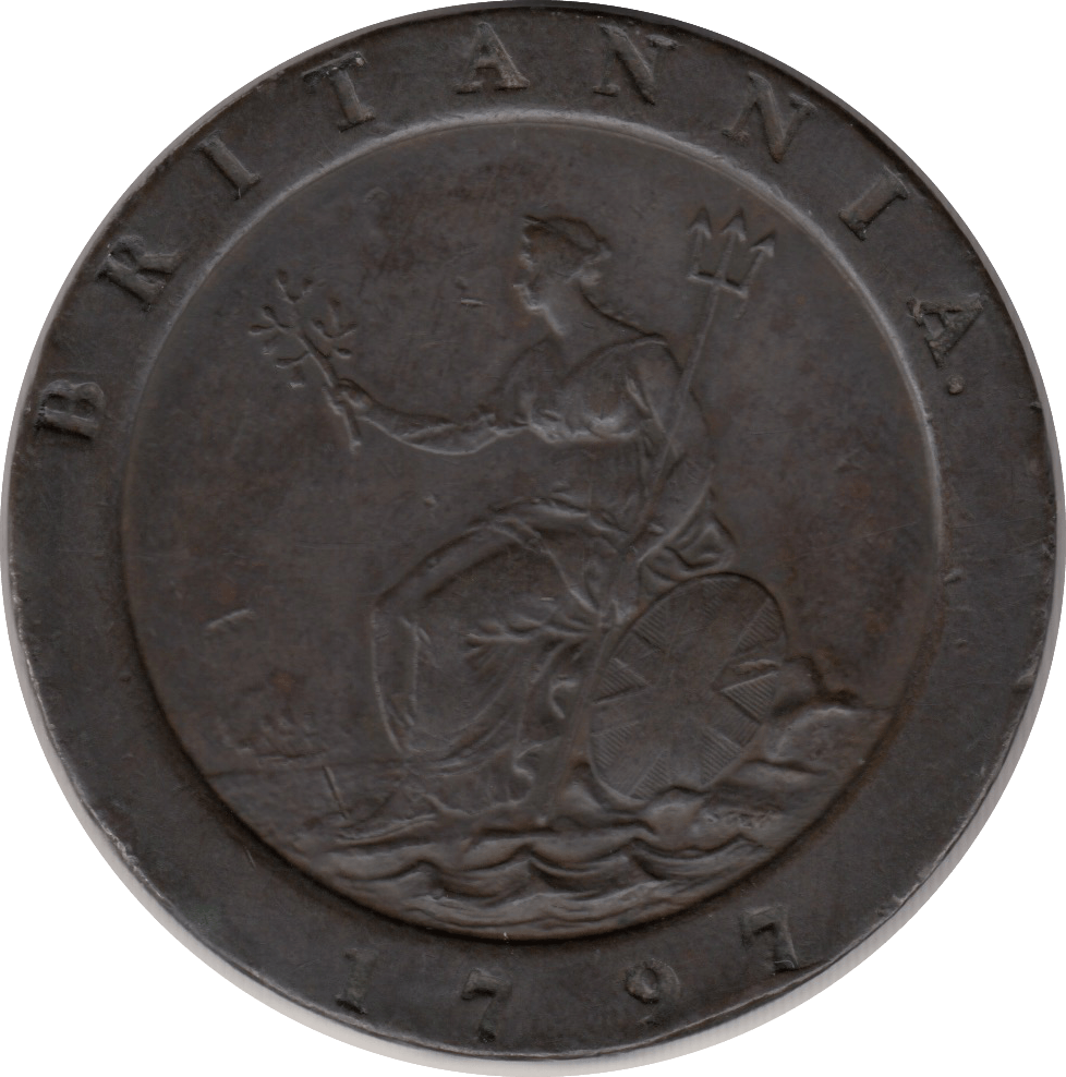 1797 TWOPENCE ( VF ) 1 GEORGE III