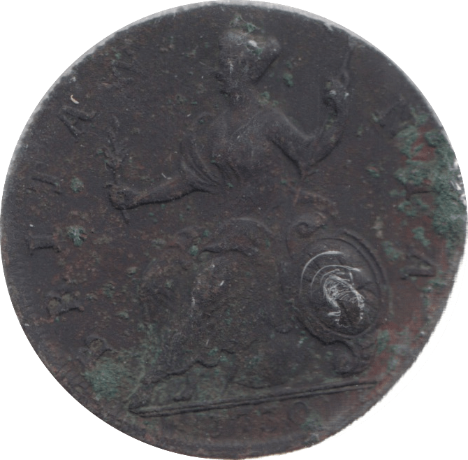 1730 HALFPENNY ( FINE )