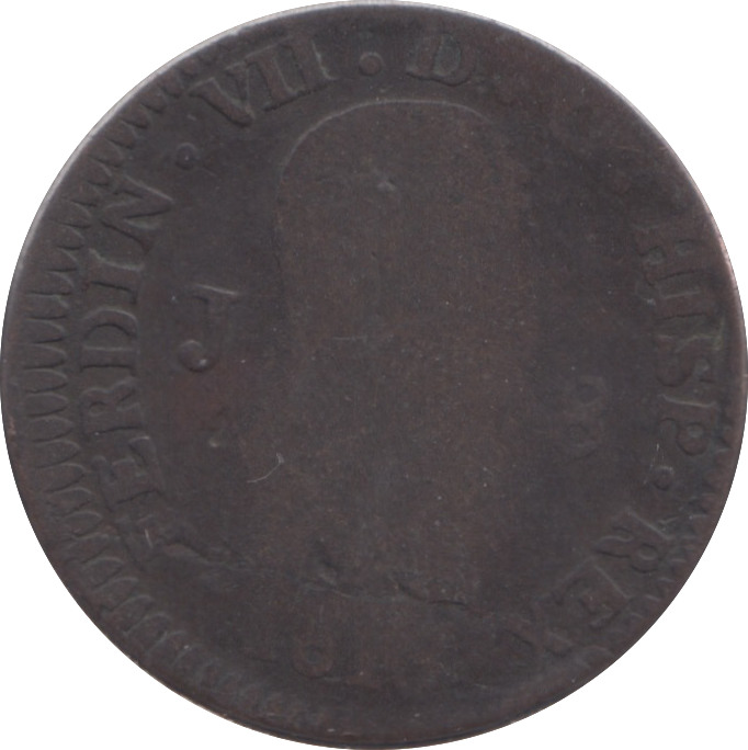 1818 SPAIN 8 MARAVEDIS