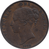 1854 PENNY ( EF ) 1a - Penny - Cambridgeshire Coins