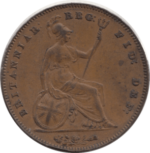 1854 PENNY ( EF ) - Penny - Cambridgeshire Coins