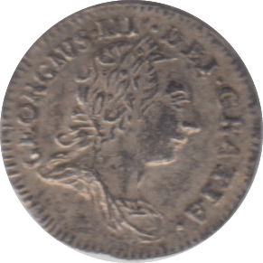 1763 MAUNDY ONE PENNY ( AUNC )