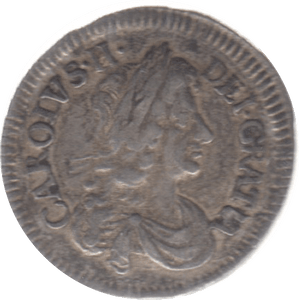 1679 MAUNDY THREEPENCE ( GVF )