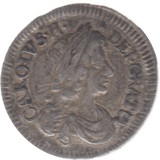 1679 MAUNDY THREEPENCE ( GVF )