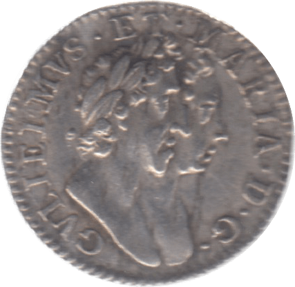 1689 MAUNDY THREEPENCE ( GVF )