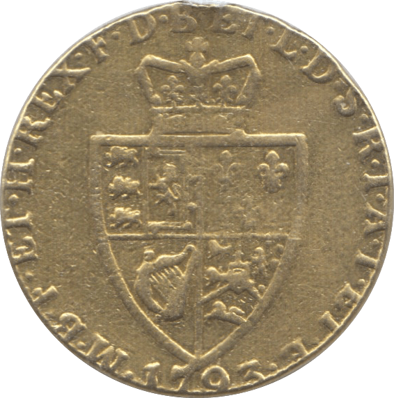 1793 GOLD ONE GUINEA