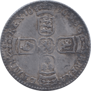 1696 SIXPENCE ( GF ) 1