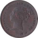 1844 HALF FARTHING ( GVF ) - Half Farthing - Cambridgeshire Coins