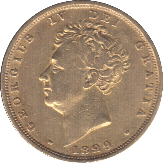 1829 GOLD SOVEREIGN ( GF ) - SOVEREIGN - Cambridgeshire Coins