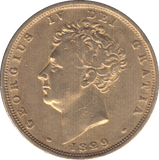 1829 GOLD SOVEREIGN ( GF ) - SOVEREIGN - Cambridgeshire Coins