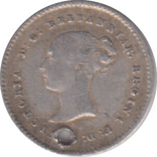1838 MAUNDY TWOPENCE ( GF ) HOLED - Maundy Coins - Cambridgeshire Coins