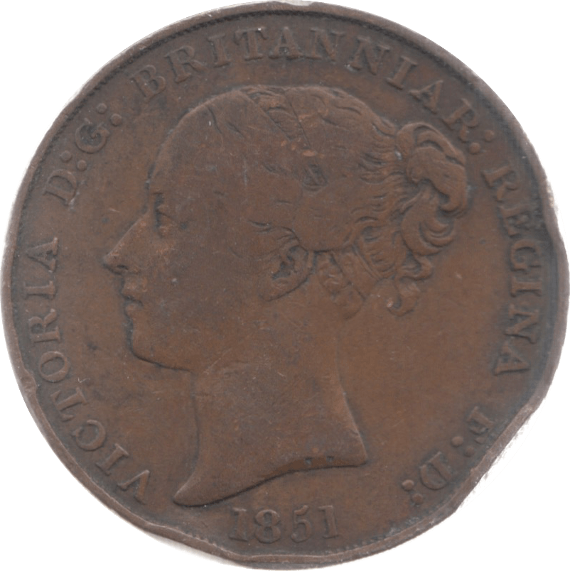 1851 JERSEY 1/13 OF A SHILLING - WORLD COINS - Cambridgeshire Coins