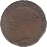 1851 JERSEY 1/13 OF A SHILLING - WORLD COINS - Cambridgeshire Coins